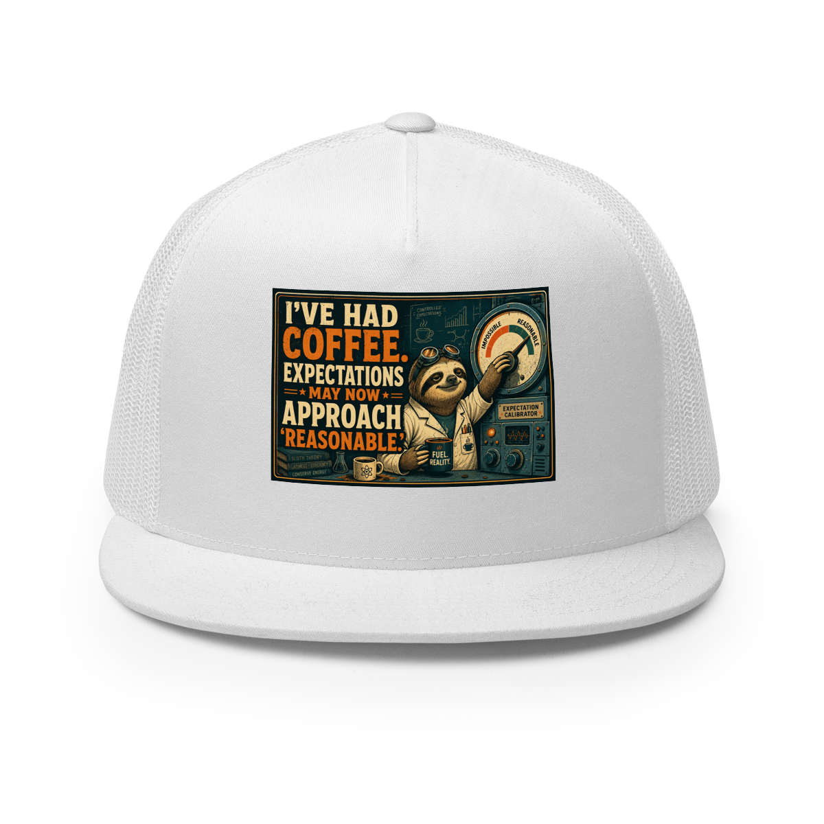 Vintage Radio Trucker Hat product mockup
