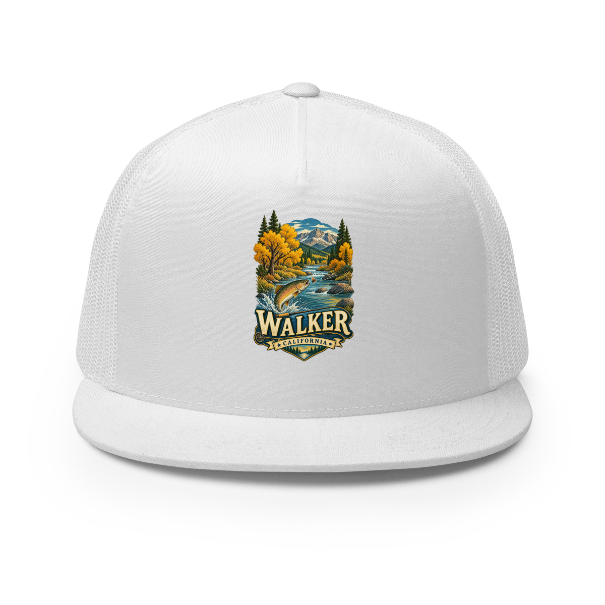 Walker California Trucker Hat product mockup