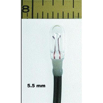 Miniatronics Micro Mini Lamp, Clear, 5.5mm, 14v, 80mA, [20 pcs] MNT1811602 — exact product reference