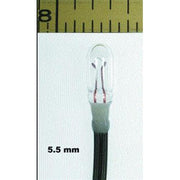 Miniatronics Micro Mini Lamp, Clear, 5.5mm, 12v, 50mA, [20 pcs] MNT1802510 — exact product reference