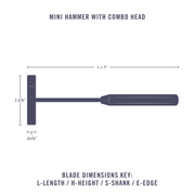 Excel Blades Tack Hammer with Interchangeable Heads (50500) product view 4