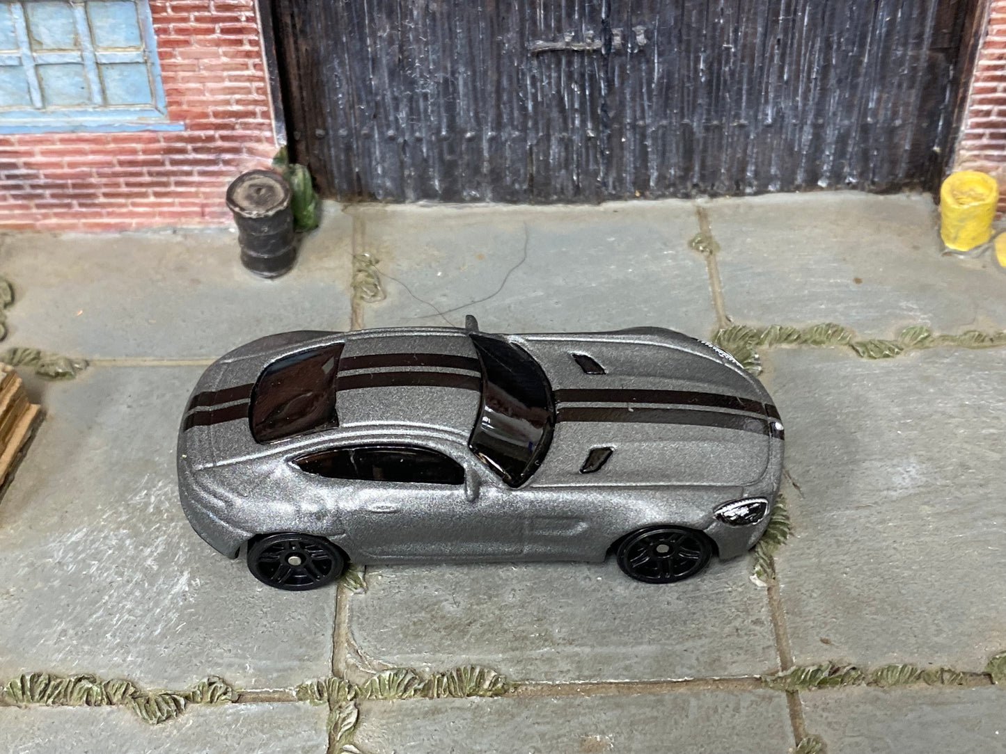 Loose Hot Wheels - Mercedes-Benz AMG GT - Gray and Black