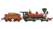 Bachmann HO 4-4-0 American - North Pole & Southern #1 (with Wood Load) — manufacturer product view 2
