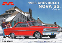 Moebius 2319 1963 Chevrolet Nova SS Coupe 1/25 model kit box artwork