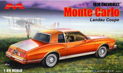 Moebius 2330 1978 Chevrolet Monte Carlo Landau Coupe 1/25 model kit box artwork