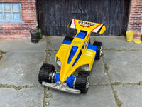 Shock Factor dune buggy with chrome mag wheels, side view