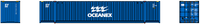 OCEANEX 53' HIGH CUBE 6-42-6 corrugated containers with Magnetic system. JTC # (535010) exact product view 5