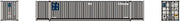 UMXU- UMAX PATCH of a faded ex-NACS 53' HIGH CUBE, 6-42-6 corrugated containers with Magnetic system, Corrugated-side. JTC #535039 (535039) exact product view 4