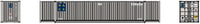 UMXU- UMAX PATCH of a faded ex-NACS 53' HIGH CUBE, 6-42-6 corrugated containers with Magnetic system, Corrugated-side. JTC #535039 (535039) exact product view 4