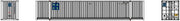 NACS 53' HIGH CUBE, 6-42-6 corrugated containers with Magnetic system, Corrugated-side. JTC #535046 (535046) exact product view 3