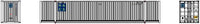 NACS 53' HIGH CUBE, 6-42-6 corrugated containers with Magnetic system, Corrugated-side. JTC #535046 (535046) exact product view 3