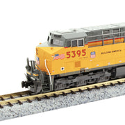 N ES44AC Union Pacific #5395 (Nose Flags) (176-8965) exact product view 1