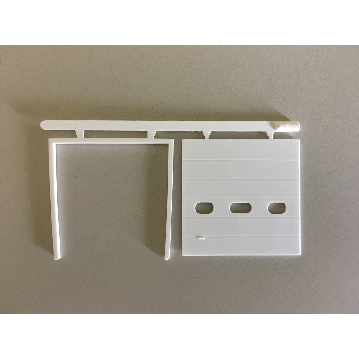 Pikestuff HO Scale Doors Fire Station w/Separate Frame (open) pkg(2) — exact product reference