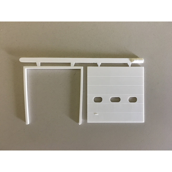 Pikestuff HO Scale Doors Fire Station w/Separate Frame (open) pkg(2) — exact product reference