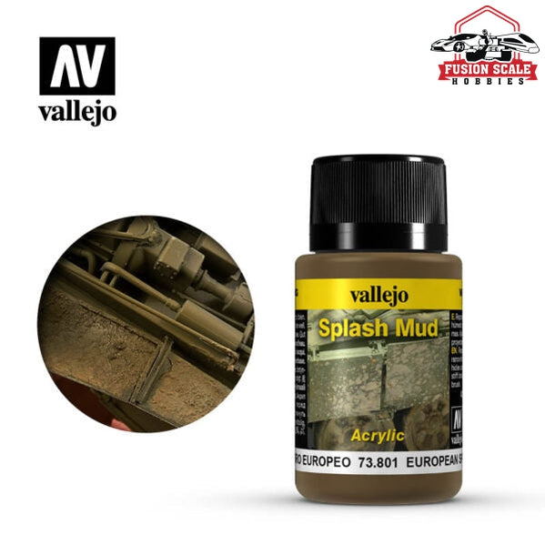 Vallejo European Splash Mud Weathering Effect 73801 — exact product reference