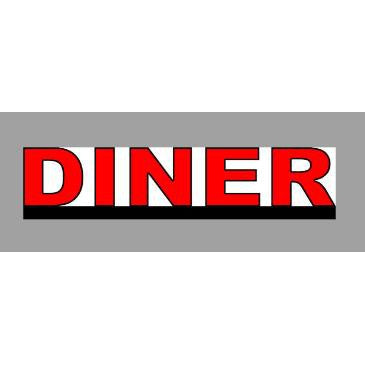 Miller Engineering Diner Rotating Sign — exact product reference