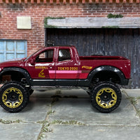 Loose Hot Wheels - 2010 Toyota Tundra Off Road 4x4 - Dark Red 2020 Tokyo Olympics