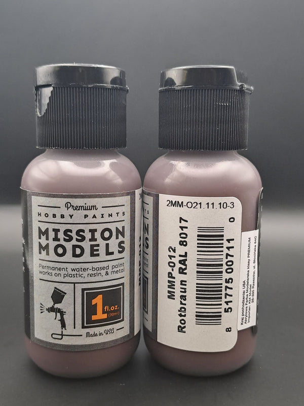Mission Models MMP-012 Rotbraun RAL 8017 Acrylic Paint, 1 oz
