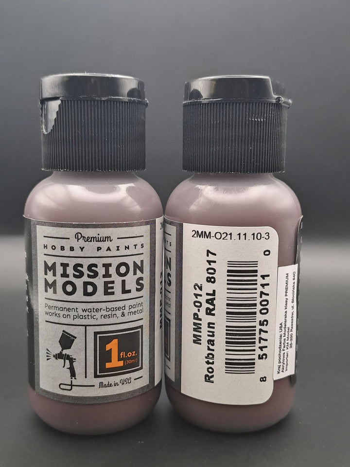 Mission Models MMP-012 Rotbraun RAL 8017 Acrylic Paint, 1 oz