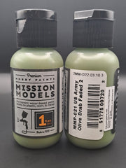Mission Models MMP-021 US Army Olive Drab Faded 2 Acrylic Paint – 1 fl oz– product image 1