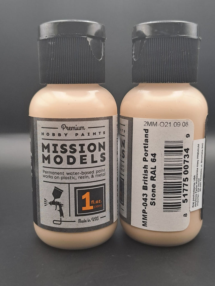 Mission Models MMP-043 British Portland Stone RAL 64 Paint, 1 oz