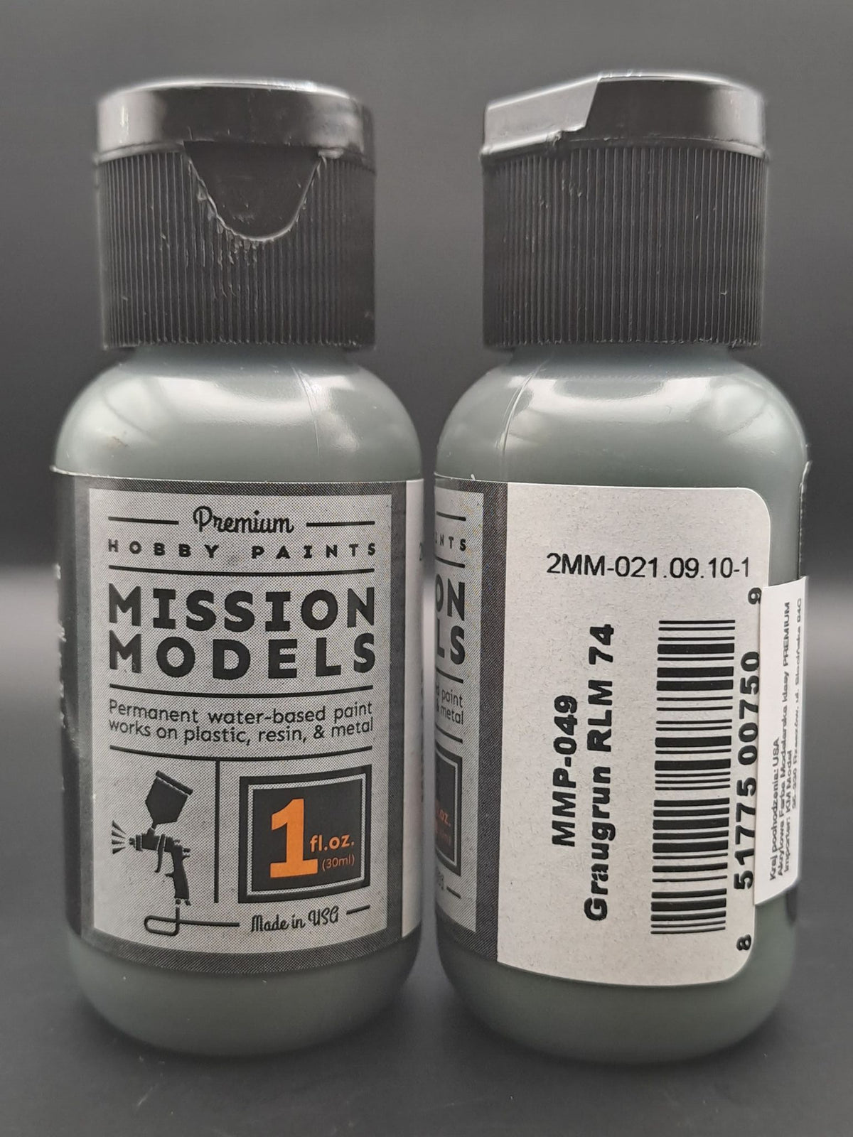 Mission Models MMP-049 Graugrun RLM 74 Acrylic Paint, 1 oz– product image