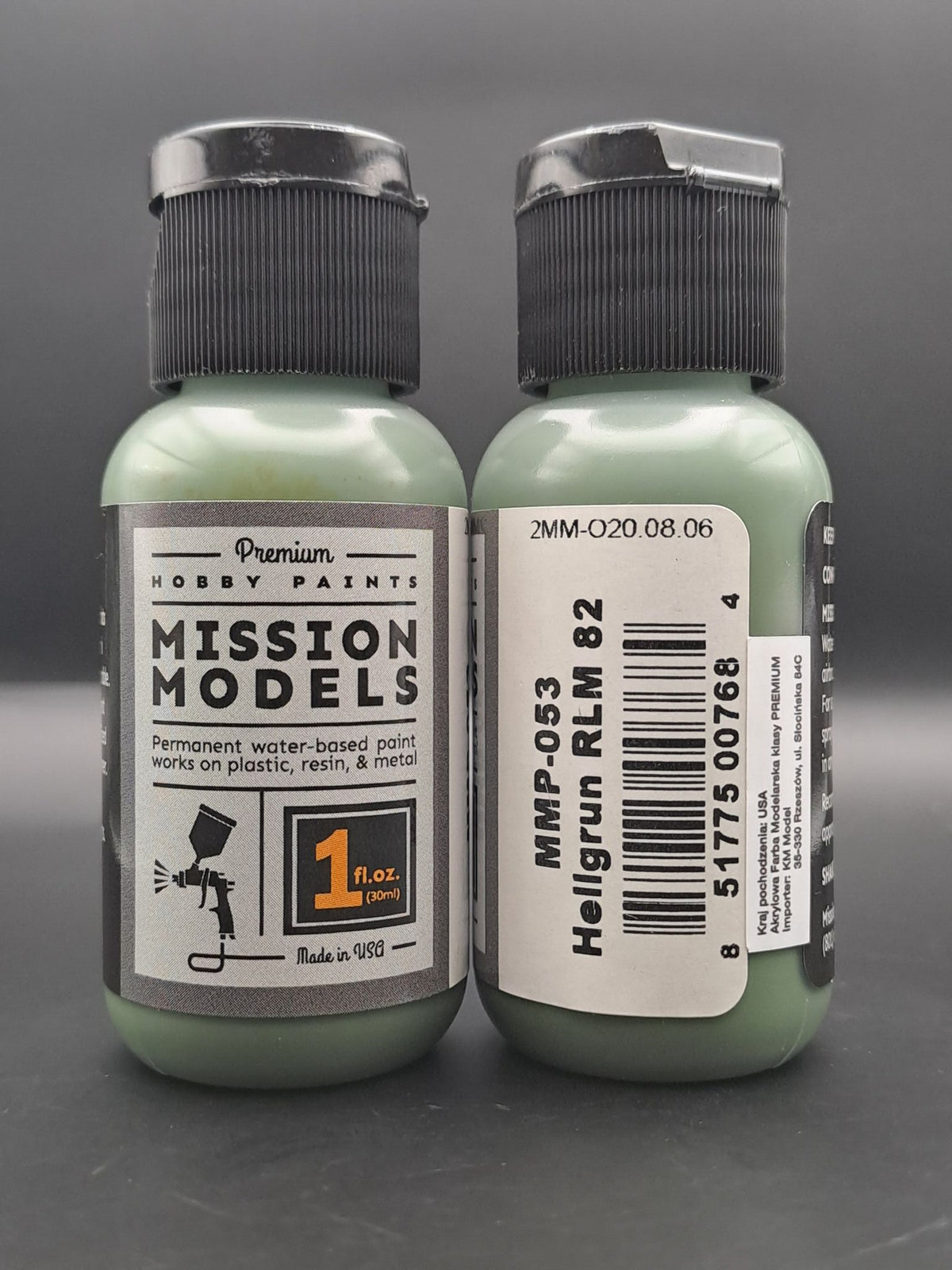Mission Models MMP-053 Hellgrun RLM 82 Acrylic Paint, 1 oz– product image