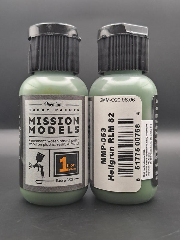 Mission Models MMP-053 Hellgrun RLM 82 Acrylic Paint, 1 oz