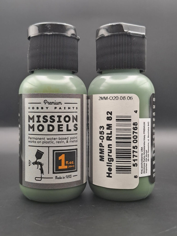 Mission Models MMP-053 Hellgrun RLM 82 Acrylic Paint, 1 oz