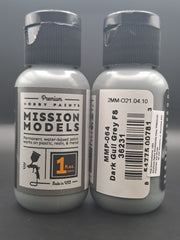 Mission Models MMP-064 Dark Gull Grey FS 36231 front and rear bottle label views