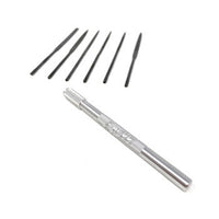 Excel Blades 6-Piece Assorted Sharpening File Set with Handle (55668) product view 4