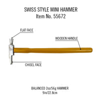Excel Blades Swiss Style Mini Hammer (55672) product view 2