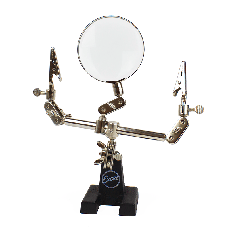 Excel Blades Double Clip Extra Hands with Magnifier (55675) product view 1