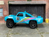 Loose Hot Wheels - 1987 Dodge D100 Baja Race Truck - Light Blue