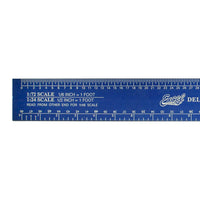 Excel Blades Deluxe 12-Inch Scale Ruler for Modeling (55779) product view 2