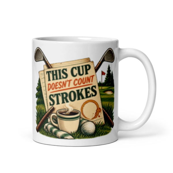 Morning Mulligan – This Cup Doesn’t Count Strokes Mug product mockup