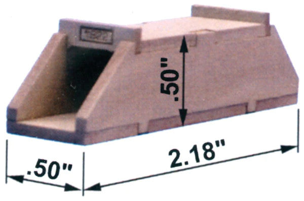 Blair Line N Scale Concrete Box Culvert, 2-3/16 x 1/2 x 1/2" (5.6 x 1.3 x 1.3 cm) – 1808 — exact product reference