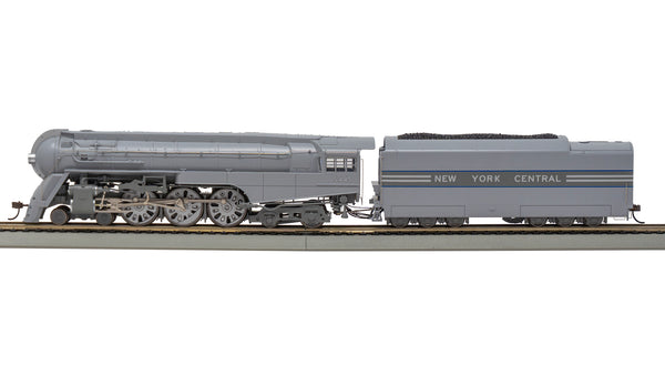 Bachmann HO Dreyfuss Streamlined Hudson - New York Central #5445 (1938 livery w/Boxpok drivers) (DCC SOUND ON BOARD) — manufacturer product view 2