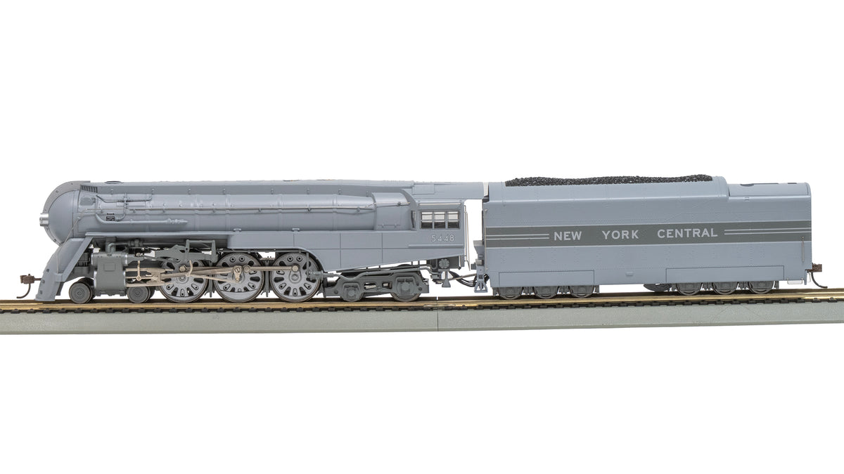 Bachmann HO Dreyfuss Streamlined Hudson - New York Central #5448 (1940 livery w/Boxpok drivers) (DCC SOUND ON BOARD) — manufacturer product view 2