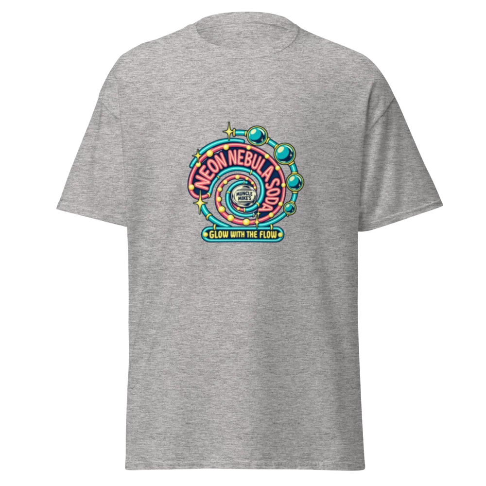 Neon Nebula Soda T-Shirt product mockup