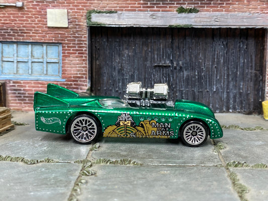 Loose Hot Wheels - Double Vision Salt Flat Racer - Green