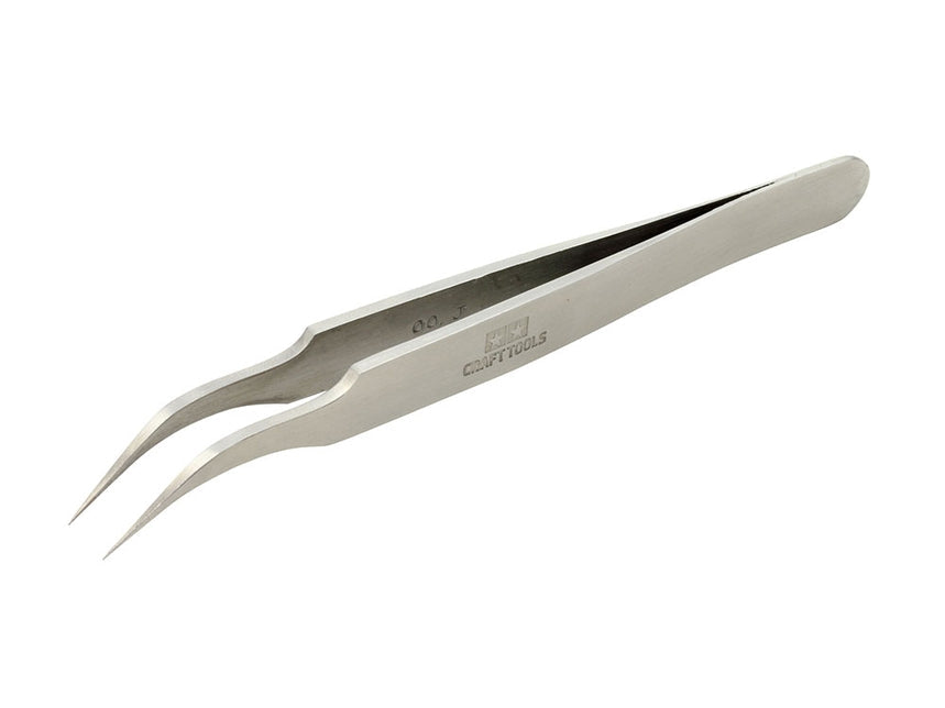 Tamiya Hg Angled Tweezers - 74047 — exact product view