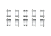 Straight Track Length 45 mm / 1-3/4" — exact product view 3