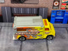 Loose Hot Wheels - Hot Wheels Ambulance - Yellow and Silver with Flames