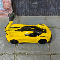 Loose Hot Wheels - 2020 Koenigsegg Jesko - Yellow and Black