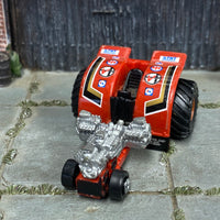 Micro Machines - Red and Black You Pull - Tractor Pull - Micro Machine