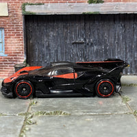 Loose Hot Wheels - Bugatti Bolide- Black and Red