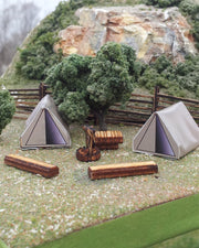 Osborn Model Kits 3113 N Scale Camping Scene Kit– product image 2