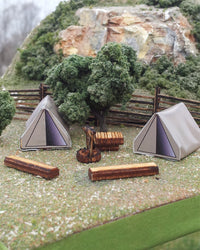 Osborn Model Kits 3113 N Scale Camping Scene Kit– product image 2