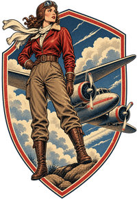 Vintage Aviation Pin-Up Edition 06 artwork close-up